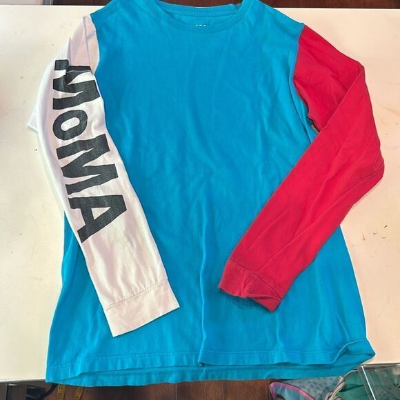 MOMA - SEUNGA AMY KIM color block T-shirt size small - Picture 2 of 6